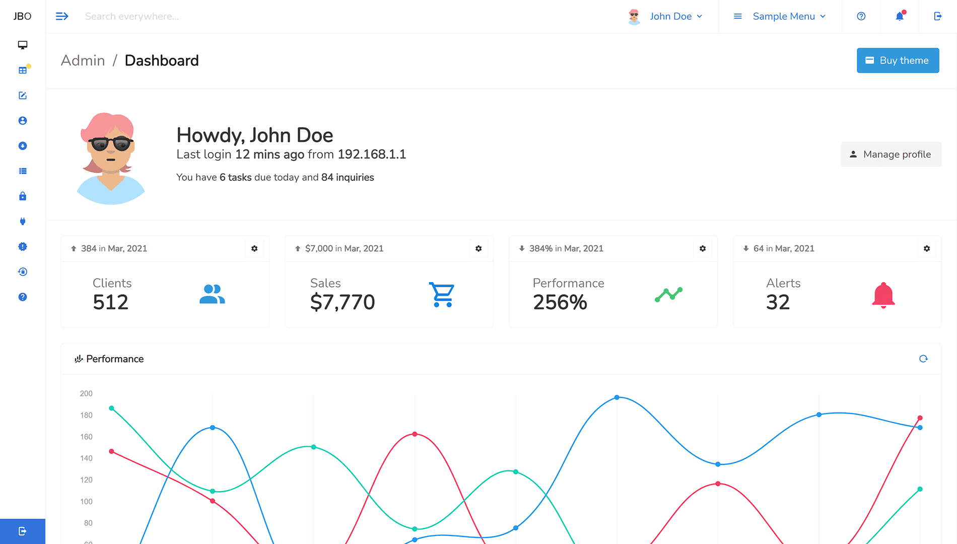 Admin One - Vue 2.7 Bulma Buefy dashboard template with dark mode